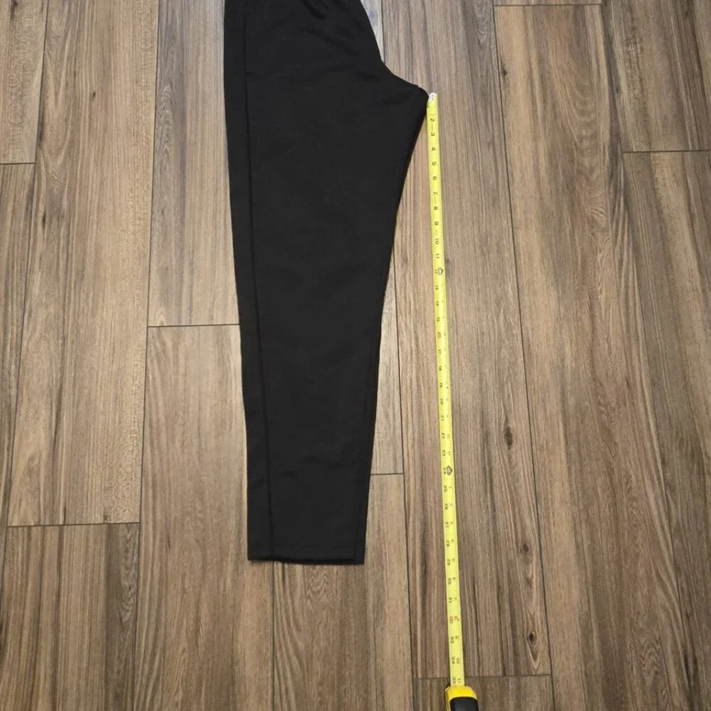 Adidas Mens Black Tapered Performance Track Pants Joggers Size Medium
